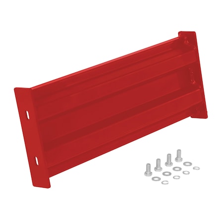 Vestil Bolt-On Style Guard Rail 2 Ft Red GR-F2R-BO-2-RD